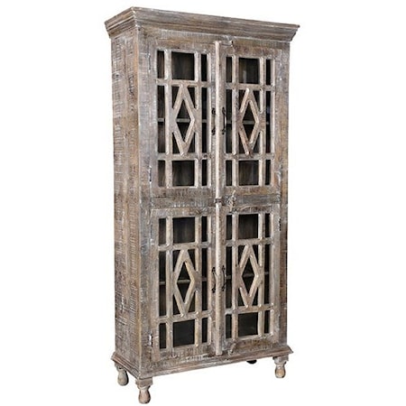 Mango Wood 4 Door Cabinet